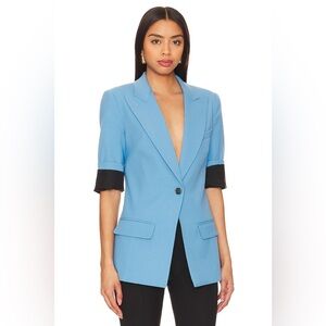 Smythe 3/4 Sleeve Blazer Cornflower Blue